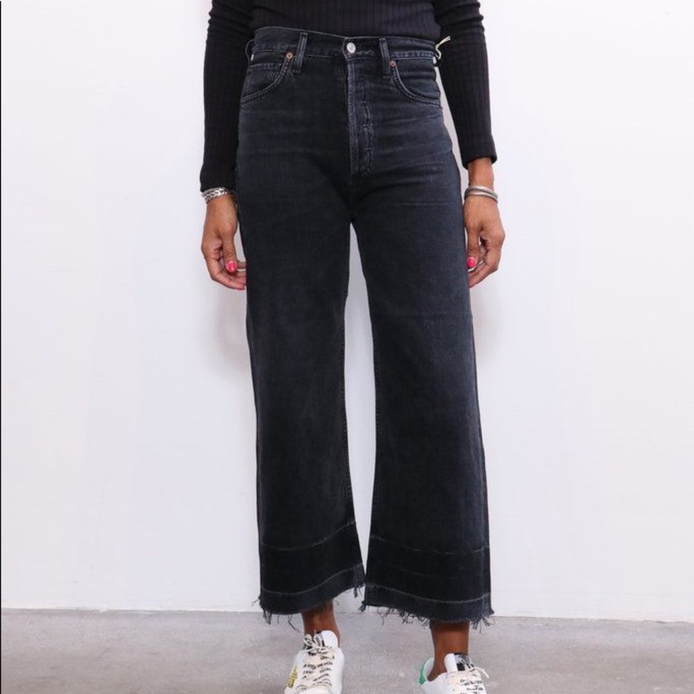 Citizens of Humanity High Rise Wide Leg Jeans